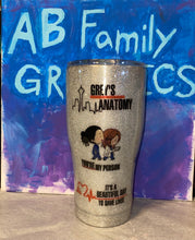 Load image into Gallery viewer, ABFamily Graphics Tumbler Cup Grey's Anatomy Tumbler