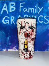 Load image into Gallery viewer, ABFamily Graphics Tumbler Cup Pennywise Tumbler