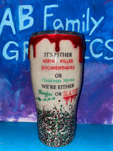 Load image into Gallery viewer, Serial Killer Christmas Tumbler