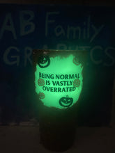 Load image into Gallery viewer, Being Normal Halloween Tumbler
