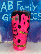 Load image into Gallery viewer, ABFamily Graphics Makeup &amp; Crime Tumbler
