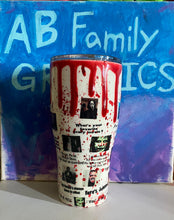 Load image into Gallery viewer, ABFamily Graphics Tumbler Cup Glow in the dark horror tumbler

