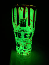 Load image into Gallery viewer, Glow in the dark horror tumbler
