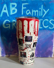 Load image into Gallery viewer, Glow in the dark horror tumbler
