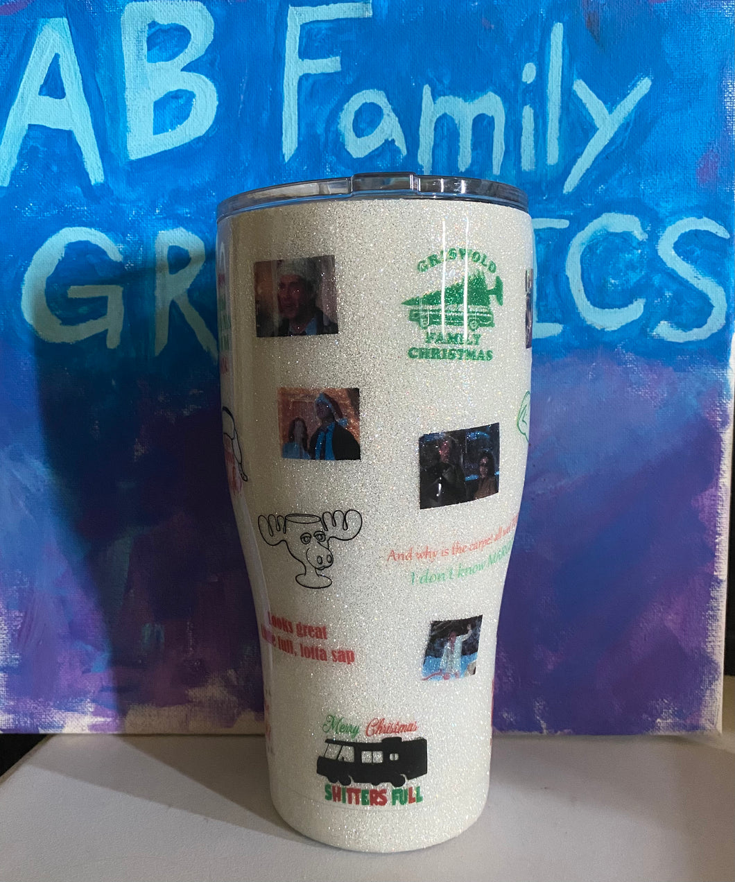 Christmas vacation tumbler